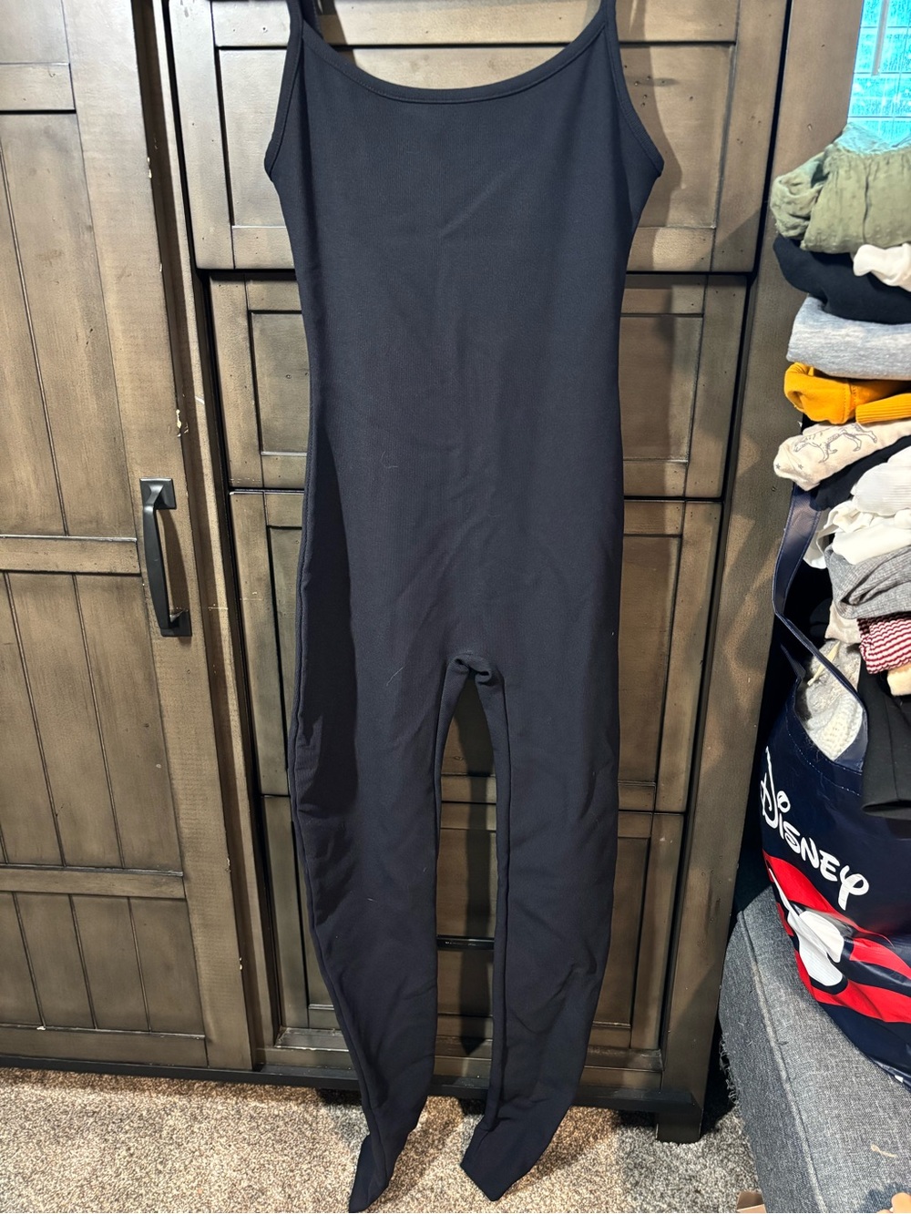 White Fox Boutique Black Spaghetti-Strap Jumpsuit
